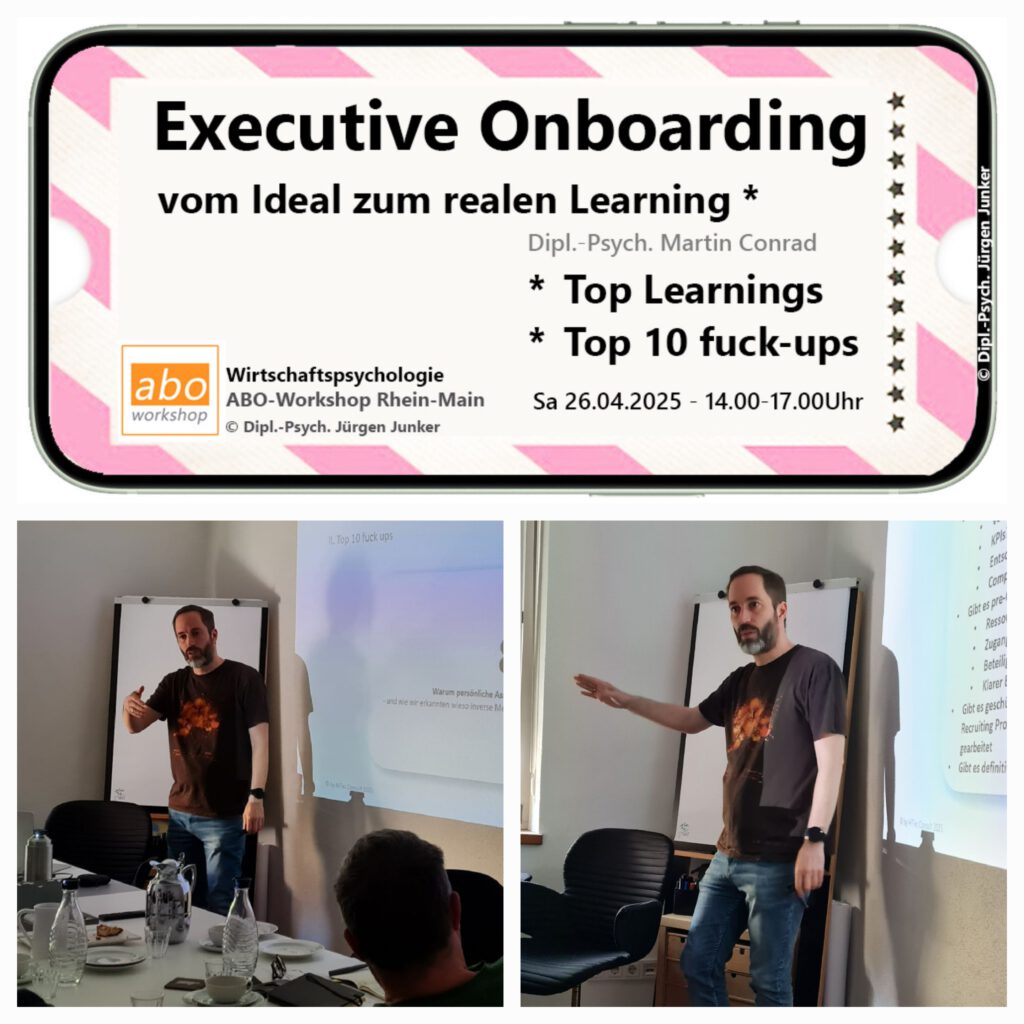 Executive Onboarding Wirtschaftspsychologie Rhein-Main Dipl.-Psych. Jürgen Junker